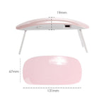 Frontal view of the sleek mini LED UV Gel Nail Dryer.