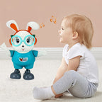 Swing Rabbit Musical Dancing Toy illuminated with flashing LED lights