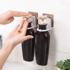 Wall hook with powerful adhesive backing shown on a clean white surface.
