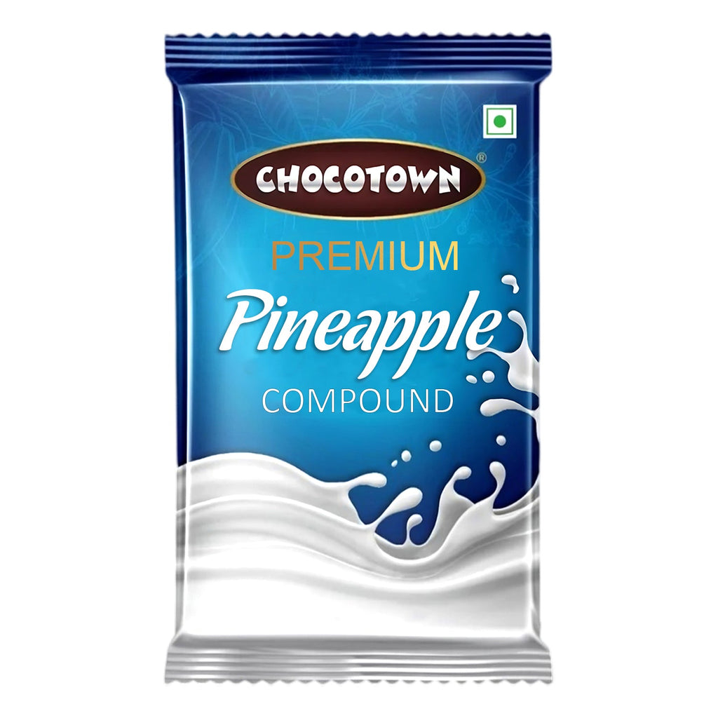Freshly baked cake slices showcasing the vibrant pineapple flavour from the baking compound.