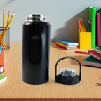 Frosted finish 1600ml stainless steel water bottle with sealed flip cap