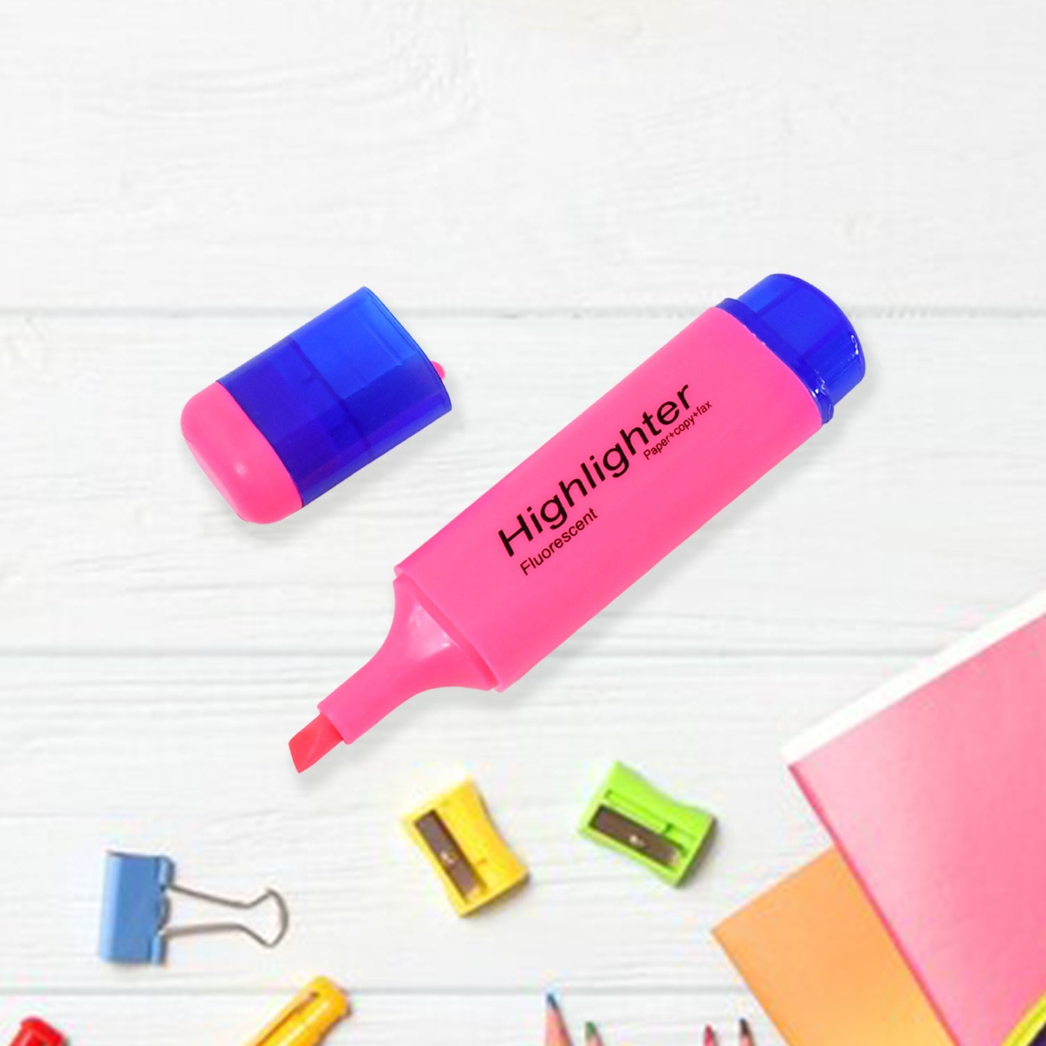 InkGlow LumiLine broad tip highlighter demonstrating vibrant colors