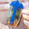 Salad mixing cup, ideal for busy professionals and travelers