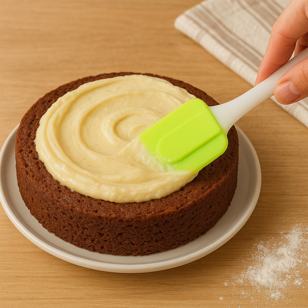 Mix color silicone spatula ideal for spreading oil and mixing cake batter
