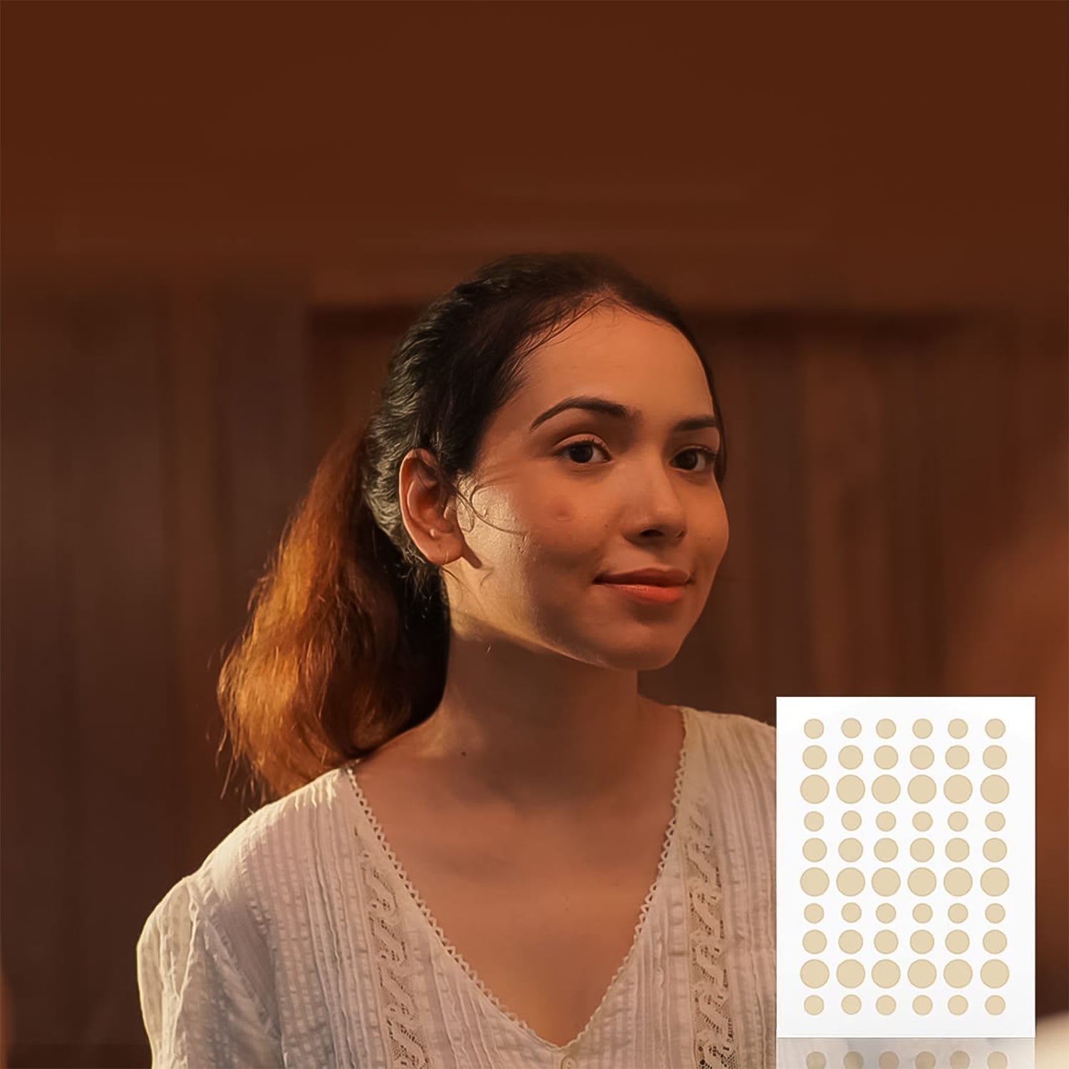 GlowForm SpotAway pimple patches displayed on a clean, minimalist background.