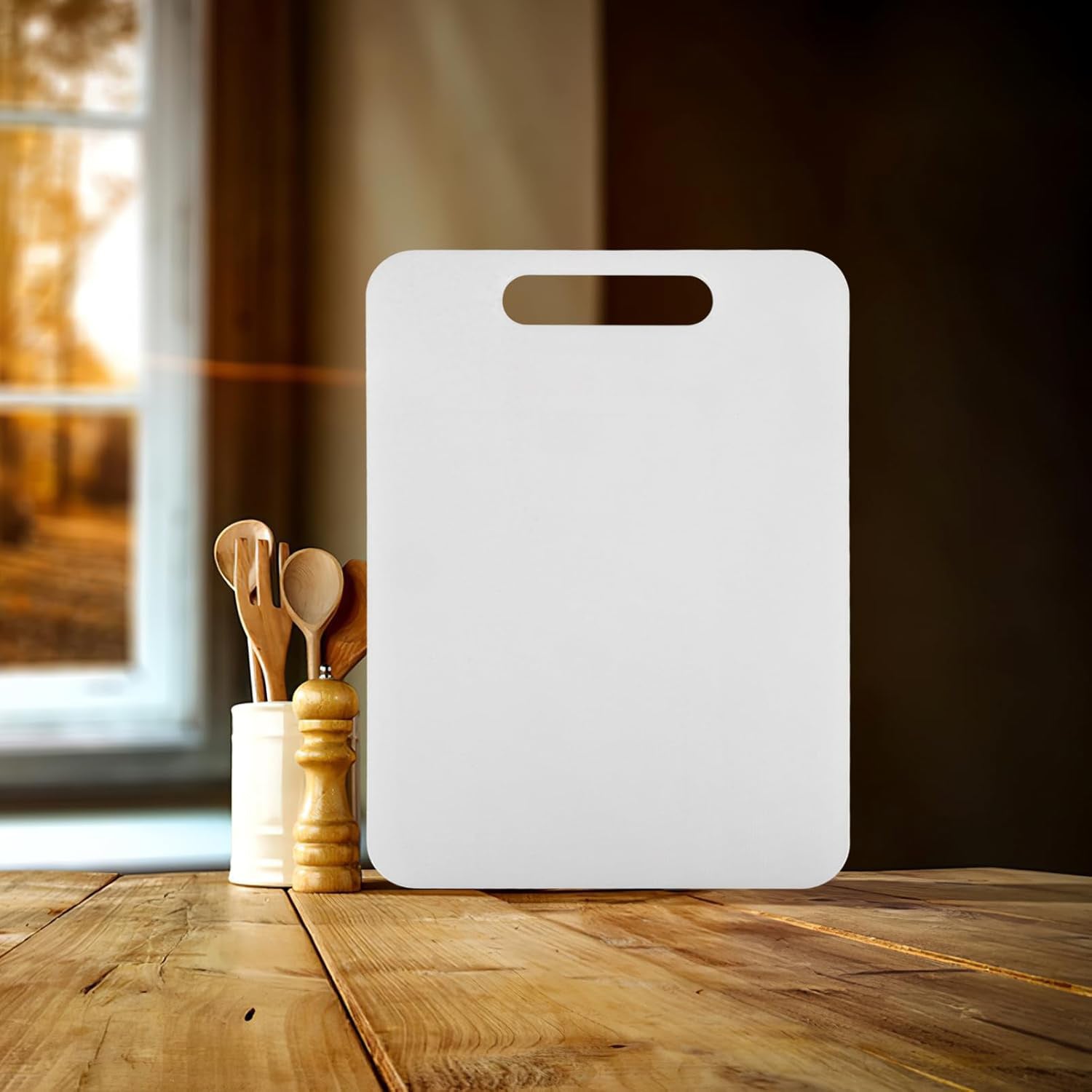 Kitchen medium plastic chopping board for slicing fruits