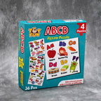 Educational ABC themed jigsaw puzzles, perfect for kids' developmental play.