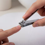 Stainless steel nail cutter included in grooming kit
