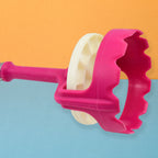Sturdy stainless steel and PP kitchen tool, the potato masher.