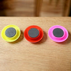 Decorative smiley face magnetic buttons for fridge and office