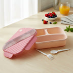 Children’s food storage container, plastic, with sections for different foods