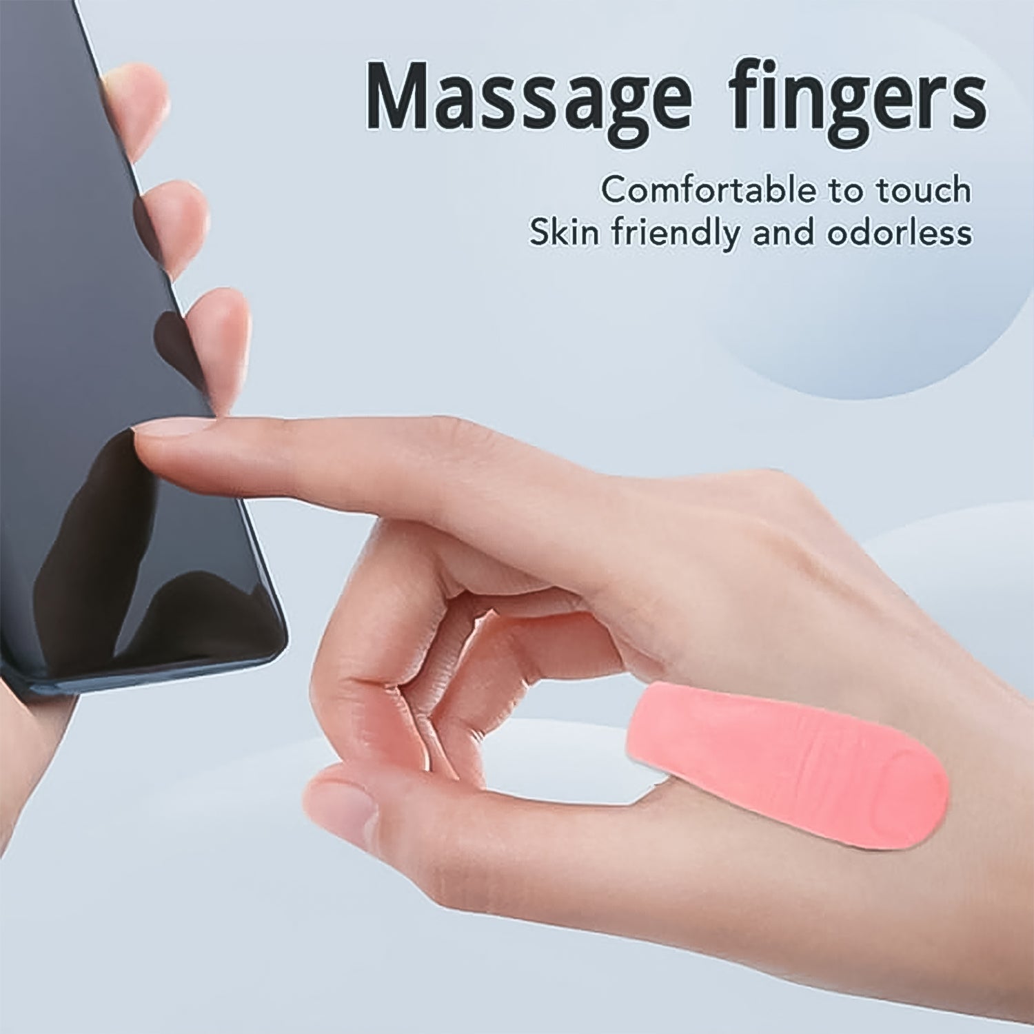 Another view of the Acupressure Clip, emphasizing its smooth finish.