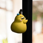 Adorable soft rubber Cute Cartoon Couple keychain gift set