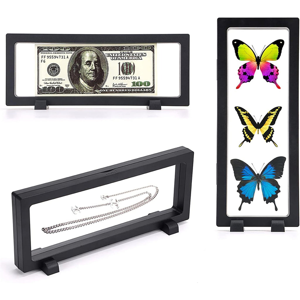 Inside view of transparent jewellery display box with secure PET membranes