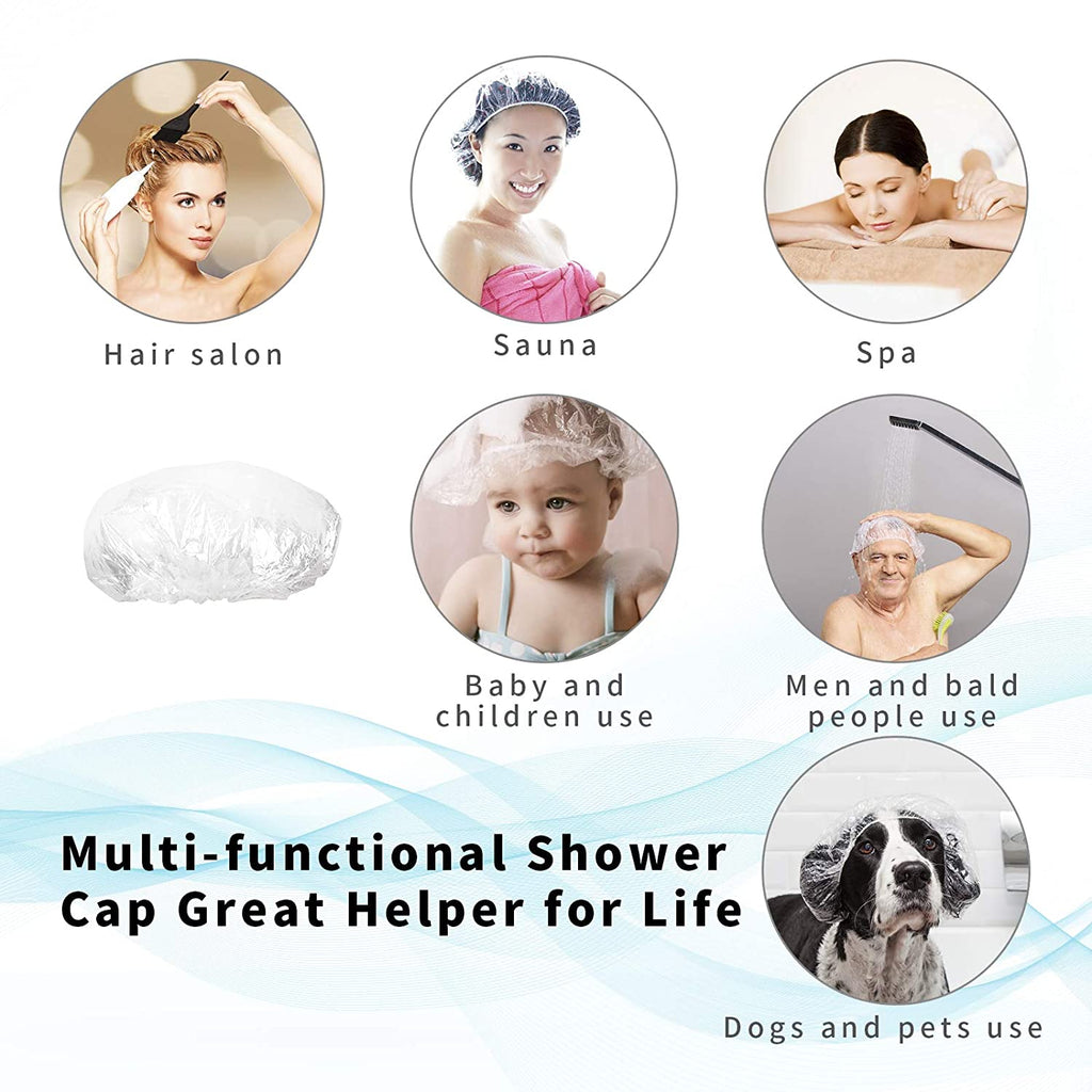 Thick, durable disposable caps providing reliable hair protection.