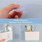 Side profile view of the GlimmerHome transparent adhesive hook.