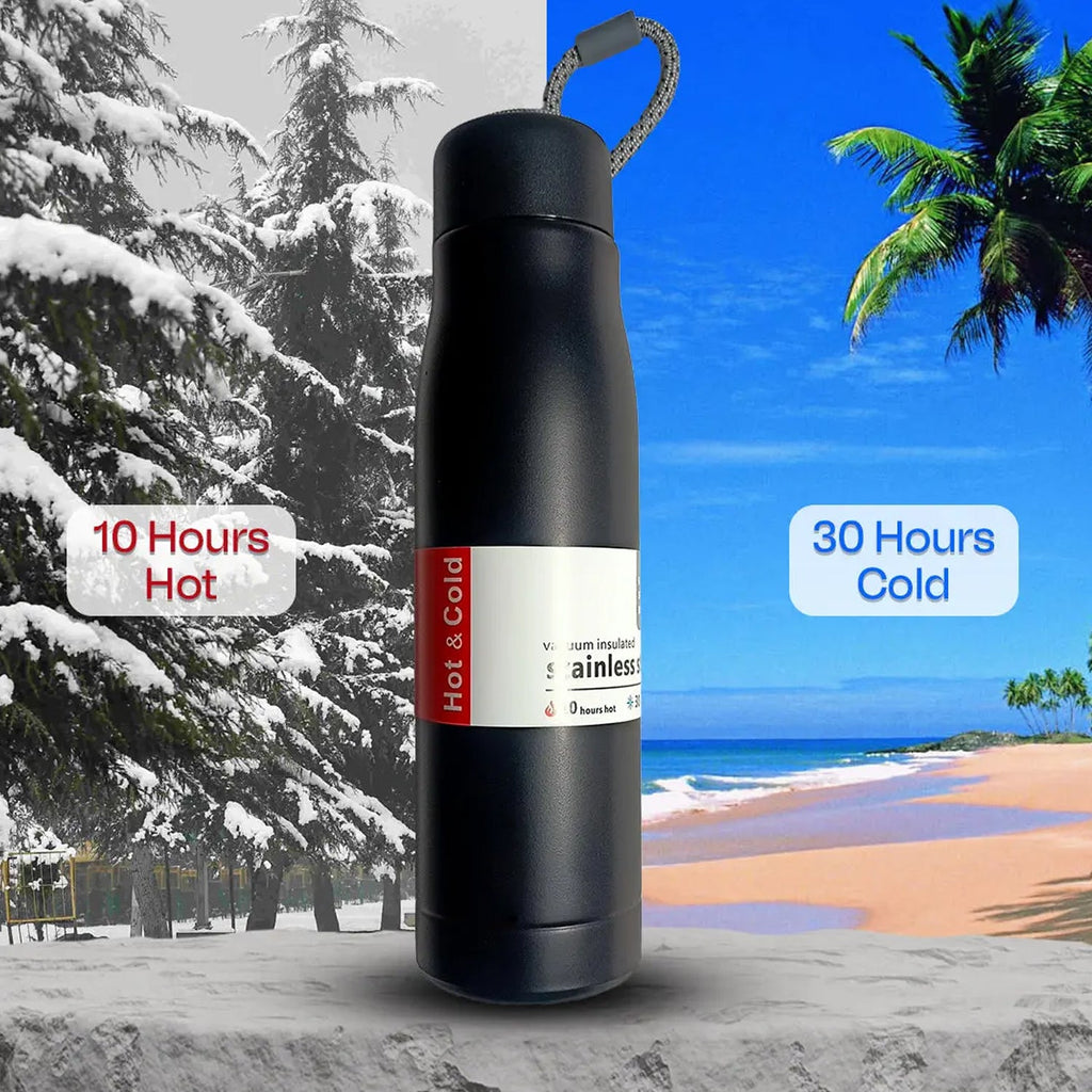 ThermoFlow vacuum insulated water bottle for stable temperature controlling use