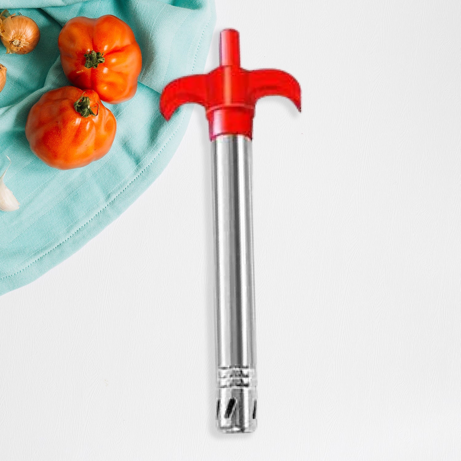 ChefArmor stainless steel gas lighter, ideal for safe and quick kitchen stove ignition.