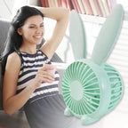 ChillDesk branding on USB desk fan with mist air technology