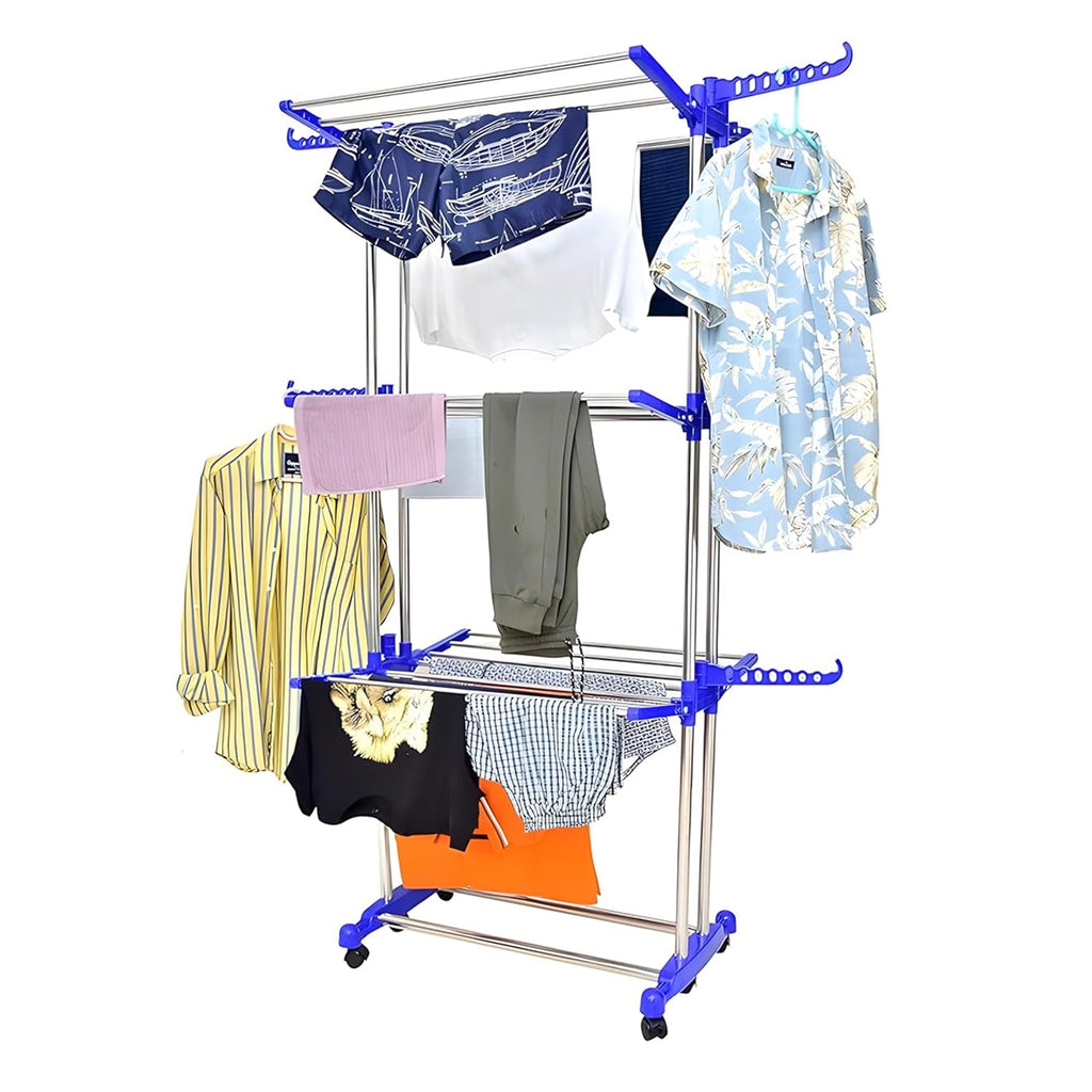 Lightweight yet sturdy stainless steel clothes drying rack frame