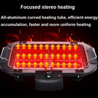 Compact design of the 2000W electric tandoor grill, ideal for kitchen countertops.