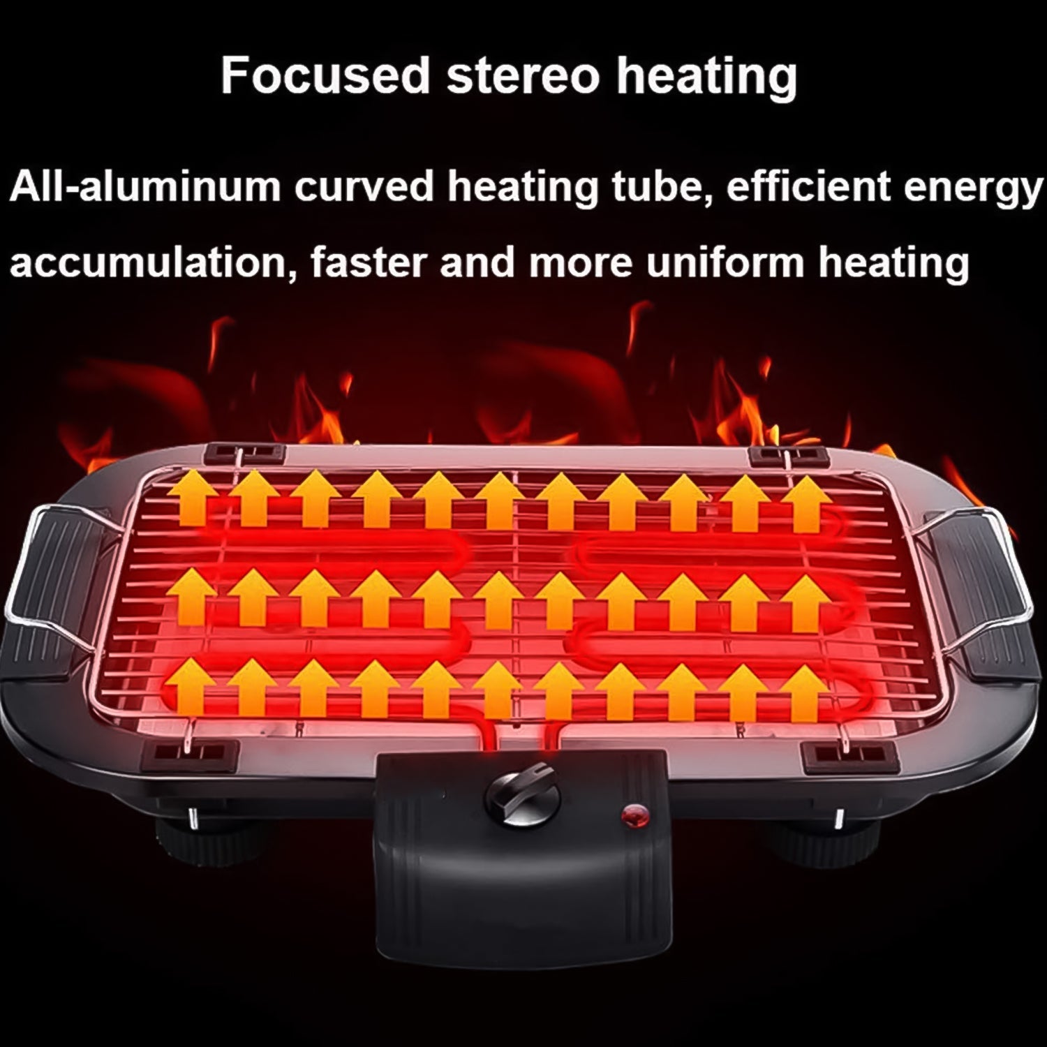 Compact design of the 2000W electric tandoor grill, ideal for kitchen countertops.