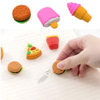 Stylish and colourful erasers, designed for both fun and effective error correction.