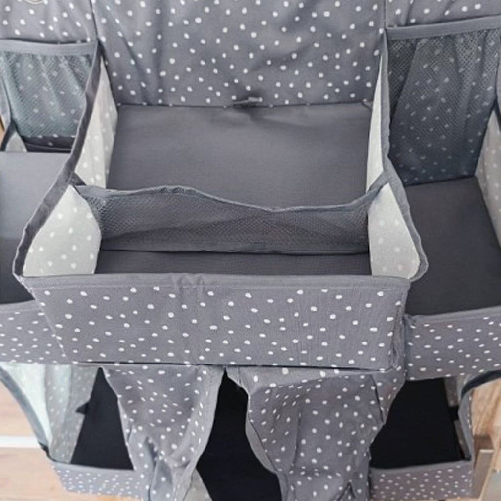 Baby organizer compartments designed for efficient storage