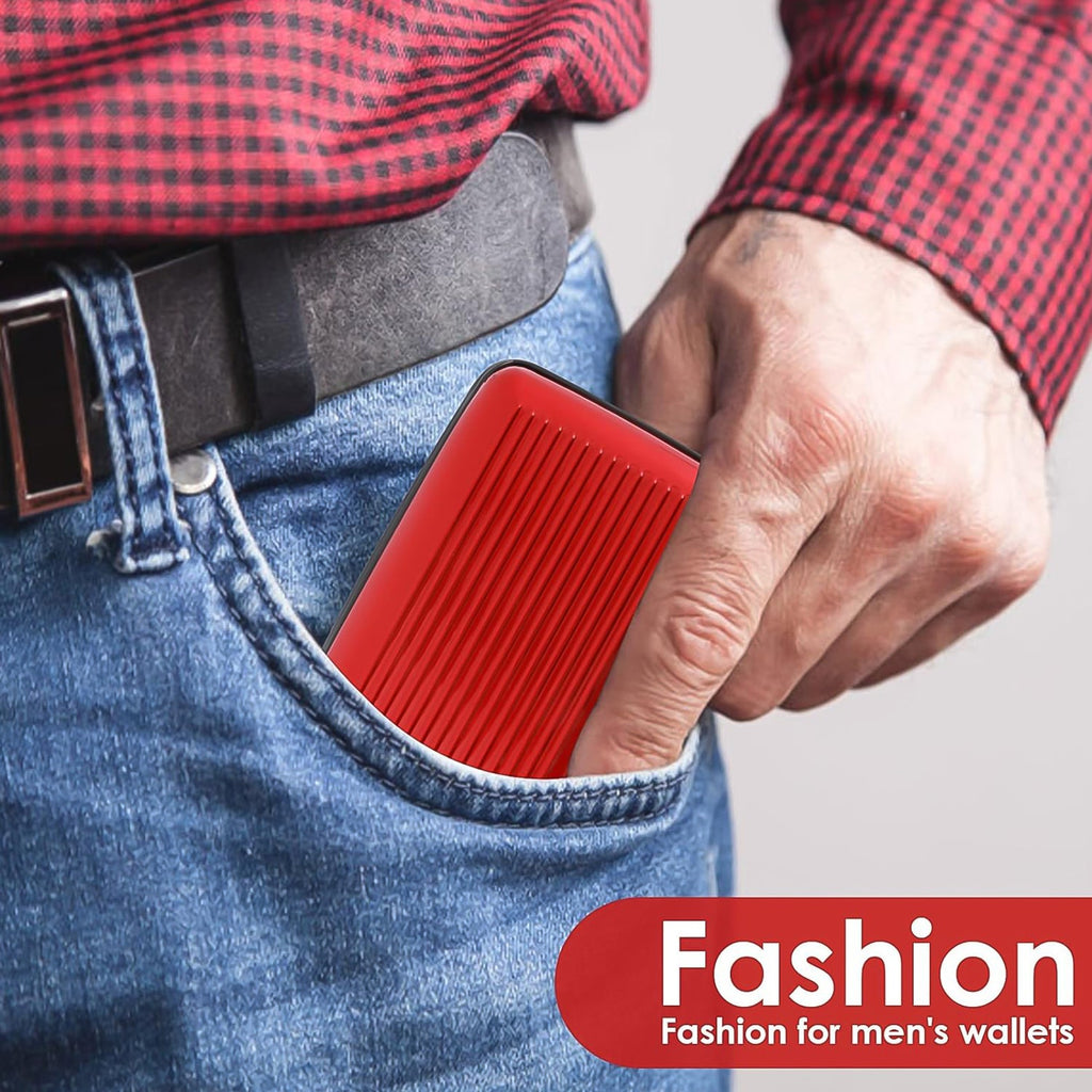 Compact waterproof card holder by JourneyMate, easily fitting into a pocket for convenient everyday carry.