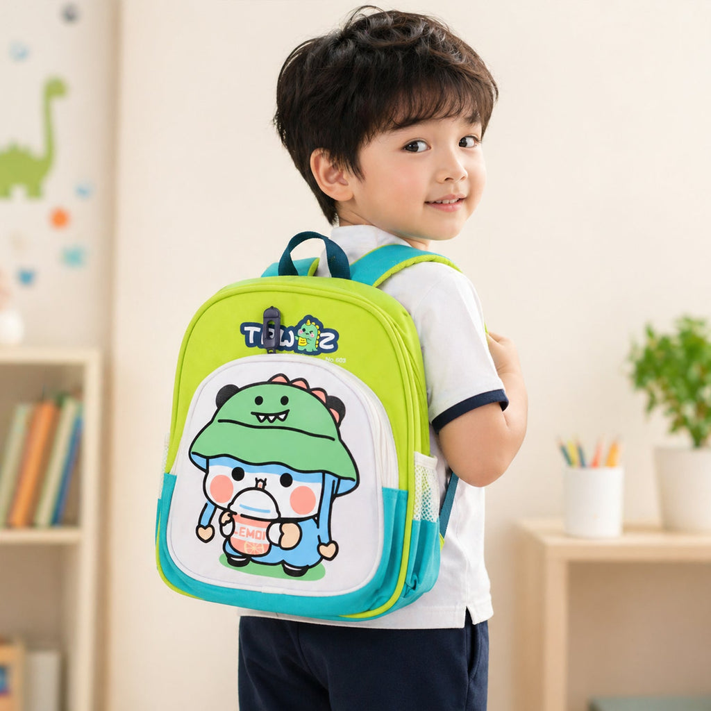 Small kids crossbody school bag with fun cartoon design