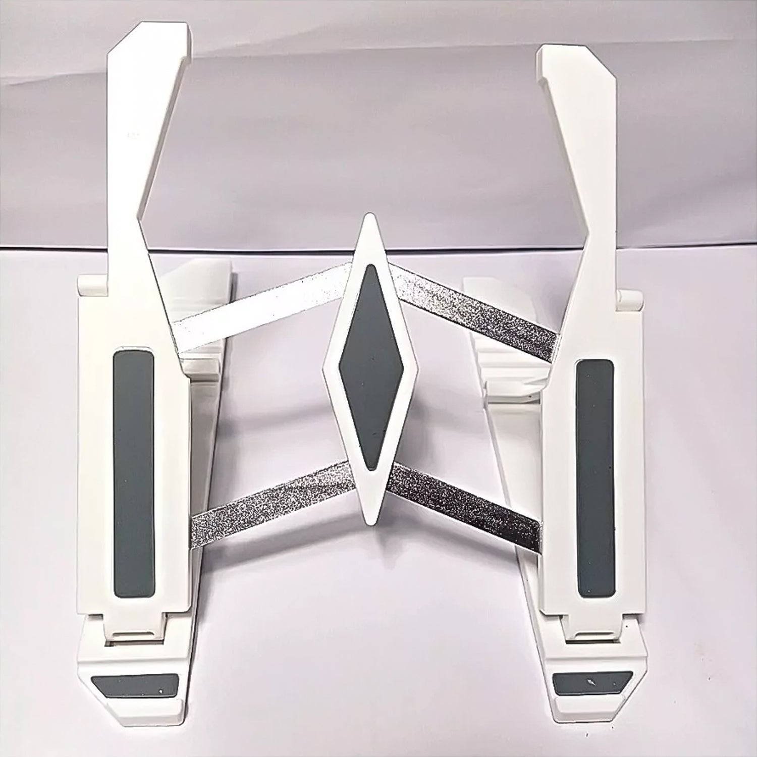 Back view of the ventilated phone stand, designed for optimal airflow.