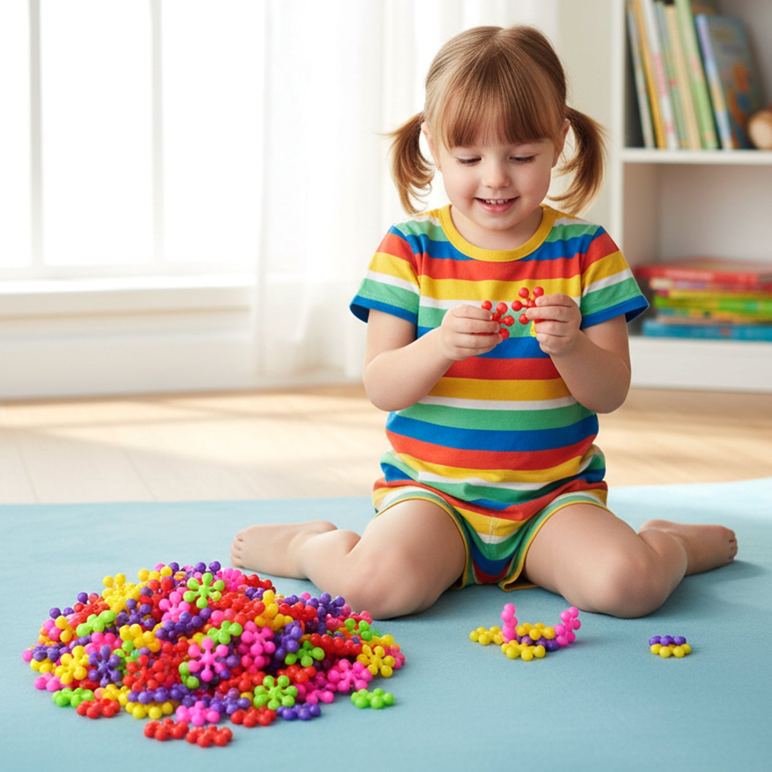 Creative DIY building blocks toy for kids encouraging problem-solving play