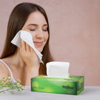 Compact box of Freshee Premium Skin-Friendly Facial Tissues for travel and home use