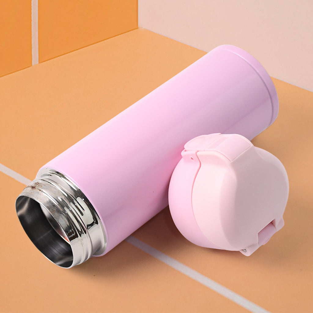 Compact stainless steel vacuum insulated travel water bottle 350ml