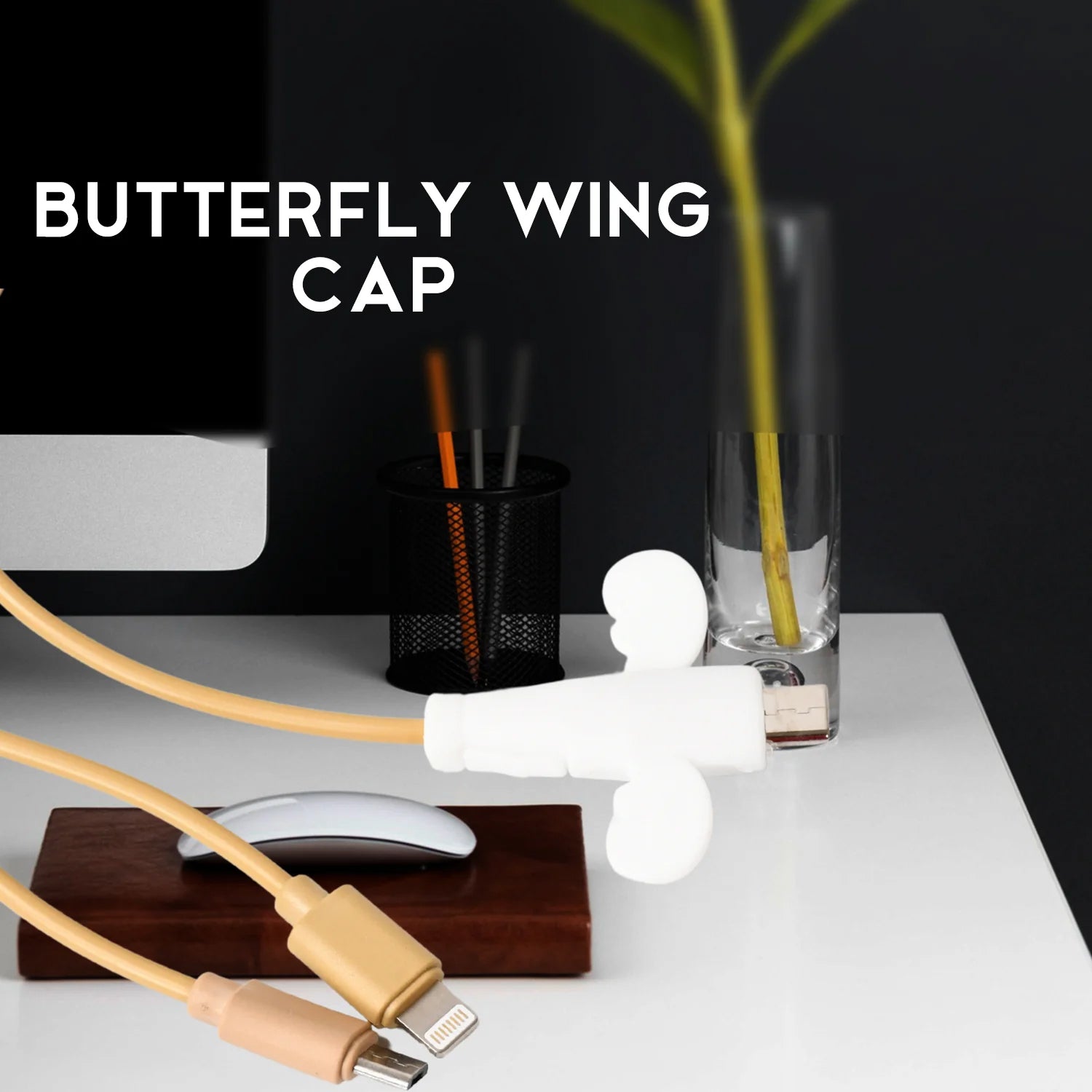 Smartphone utility accessory kit with stand and cable holders