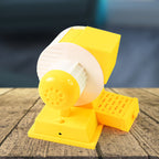 Portable USB table fan with dual airflow vents for enhanced cooling