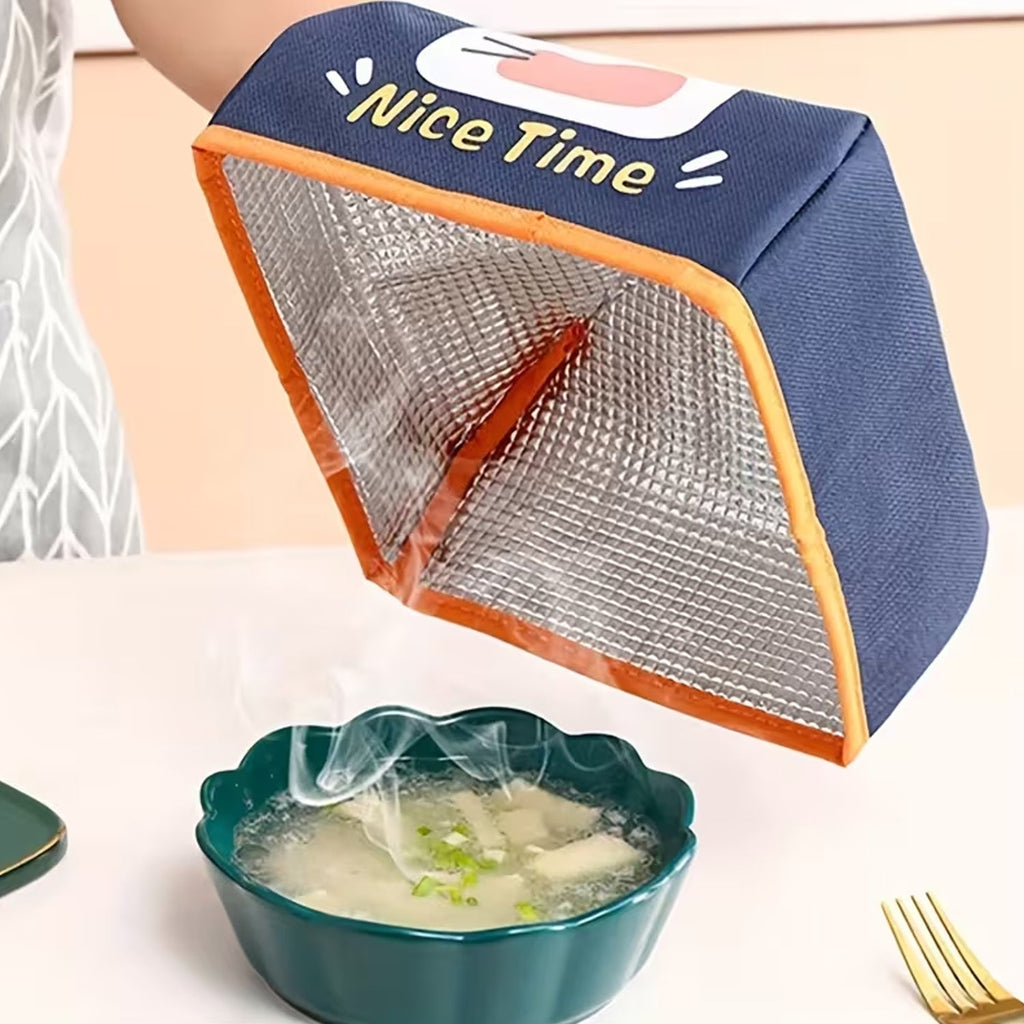 Multipurpose fabric food cover for meal protection in kitchen