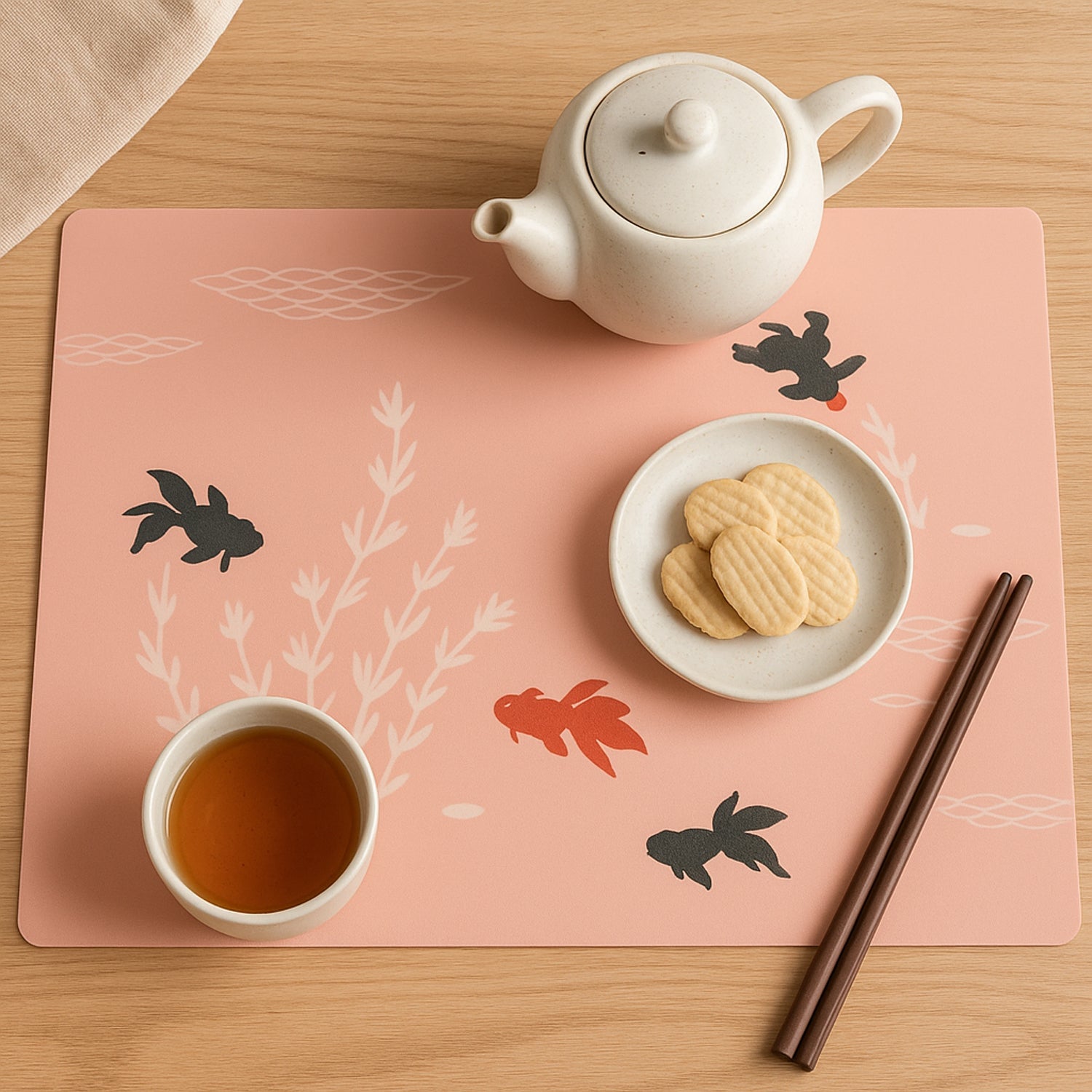 Easy to clean decorative placemats for dining table protection