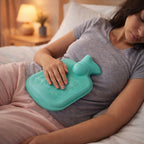 Soft textured heating bag ideal for soothing aches and winter comfort