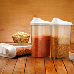 Leak-proof airtight storage jars ideal for cereals and grains