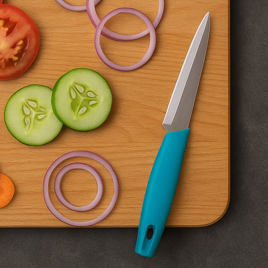 Kitchen utility knife with hygienic and rust-resistant design