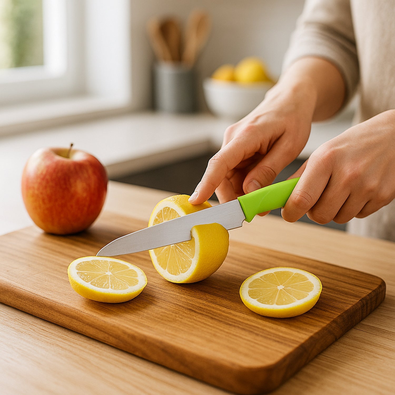 Multipurpose kitchen utility knife ideal for slicing fruits and vegetables