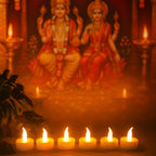 LED candle light set displayed on a table enhancing home décor