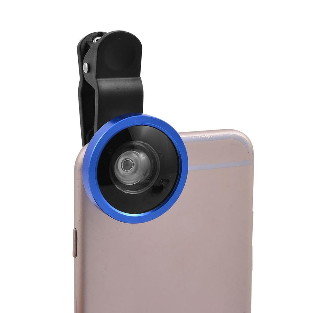 Travel-friendly universal clip-on wide-angle selfie lens for mobile phones