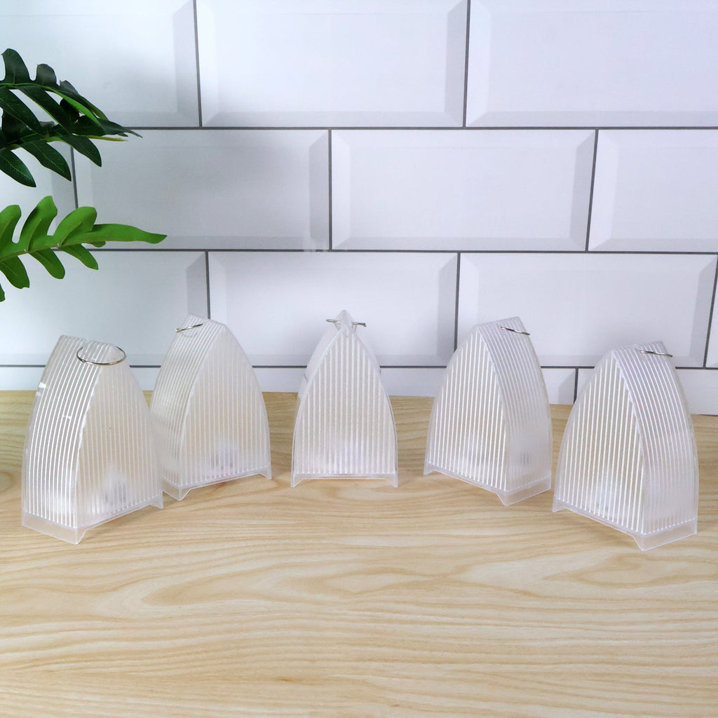 Battery operated LED lantern decorative lights providing soft warm illumination