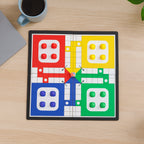Vibrant Pocket Ludo game board with clear markings for easy gameplay.