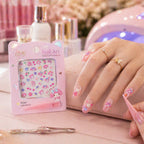 Kids nail art sticker kit for creative manicure DIY