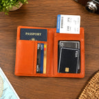 Slim profile travel wallet fitting easily into bags and backpacks