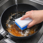 Cleaning sponge eraser pads designed for easy handling and effective cleaning