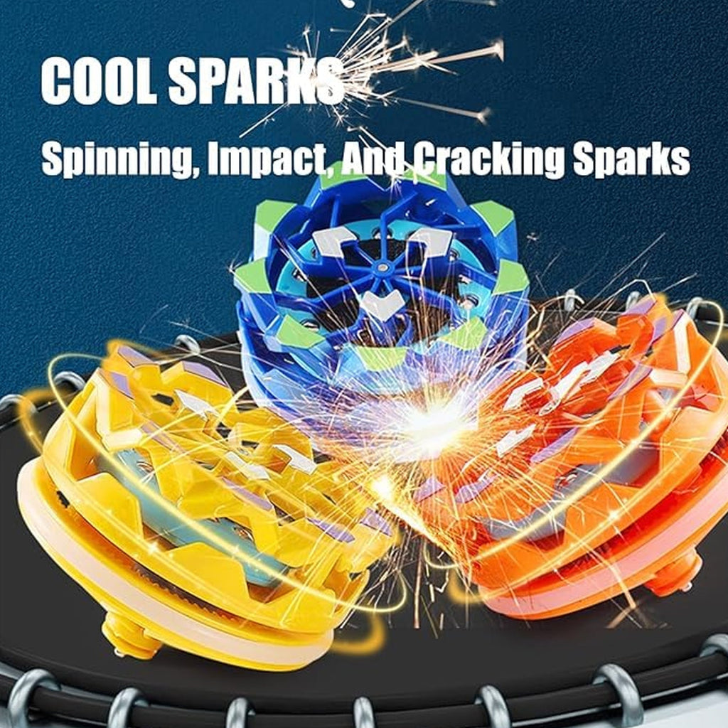 Children's spinning top toy with high-speed action